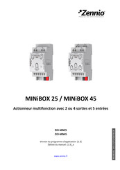 Zennio MINiBOX 25 Manuel De L'utilisateur
