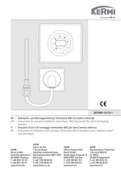 AFG KERMI WKS Instructions D'utilisation Et De Montage