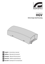Videotec HGV Manuel D'instructions