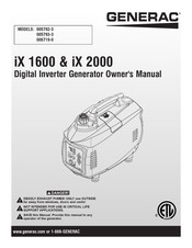 Generac iX 2000 Manuel D'utilisation