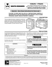 White-Rodgers 1F56W Instructions D'installation