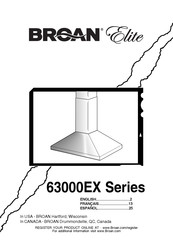 Broan Elite 63000EX Série Mode D'emploi