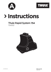Thule 754002 Instructions