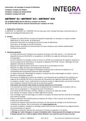 INTEGRA Metering AMTRON S3U Instructions De Montage Et Manuel D'utilisation