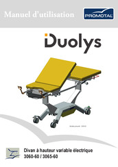 Promotal Duolys Manuel D'utilisation