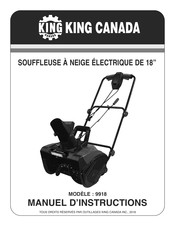 King Canada 9918 Manuel D'instructions