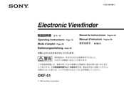 Sony DXF-51 Mode D'emploi