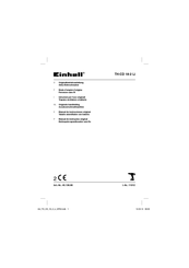 EINHELL TH-CD 18-2 Li Mode D'emploi D'origine