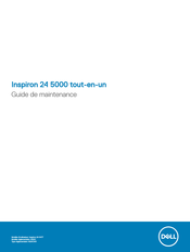 Dell Inspiron 24 5000 Guide De Maintenance