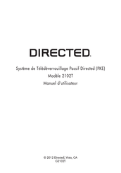 Directed 2102T Manuel D'utilisateur