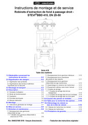 ARMATUREN DN 25-50 Instructions De Montage Et De Service