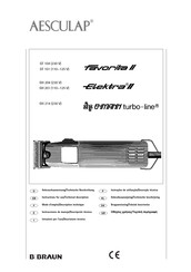 B.Braun Aesculap EHMANN turbo-line Mode D'emploi