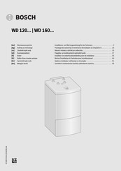 Bosch WD 160 Série Notice D'installation Et D'entretien