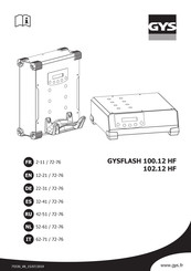 GYS FLASH 100.12 HF Mode D'emploi