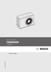 Bosch CS8000iAW Guide De L'installateur