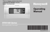 Honeywell RTH1100 Serie Mode D'emploi