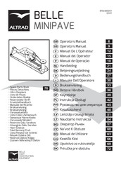 Altrad Belle MINIPAVE Manuel De L'opérateur