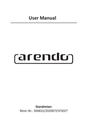 ARENDO 20200725FS027 Mode D'emploi