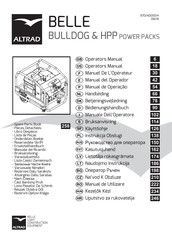 Altrad Belle BULLDOG & HPP Manuel De L'opérateur