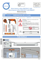 ombrazur PROTECT LED SMART Notice De Pose