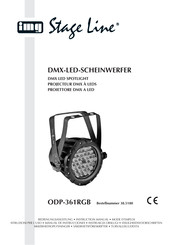 IMG STAGELINE ODP-361RGB Mode D'emploi