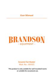 Brandson Equipment 303321 Mode D'emploi