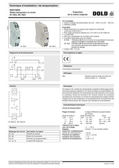 Dold MINITIMER IK 7823 Traduction De La Notice Originale