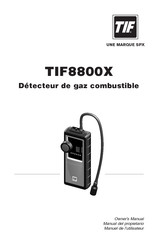 TIF TIF8800X Manuel De L'utilisateur