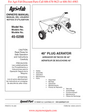 SpeedEPart Agri-Fab 45-0298 Notice D'utilisation