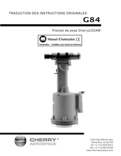 Cherry Aerospace G84 Manuel D'instruction