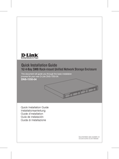 D-Link DNS-1550-04 Guide D'installation