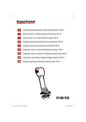 Pattfield Ergo Tools PE-EBH 7530 Mode D'emploi