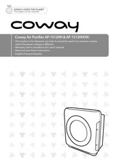 Coway AP-1512HHW Mode D'emploi