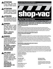 Shop-Vac 586 Série Guide De L'utilisateur