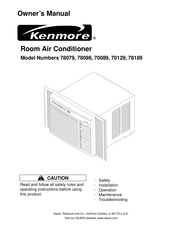 Kenmore 70089 Mode D'emploi