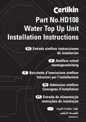 Certikin HD108 Consignes D'installation