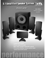 Cyber Acoustics CA-5001 Mode D'emploi