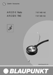 Blaupunkt A-R G 01-E Radio Mode D'emploi