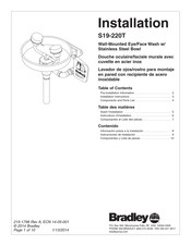 Bradley S19-220T Mode D'emploi