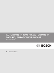 Bosch AUTODOME IP 5000 IR Mode D'emploi