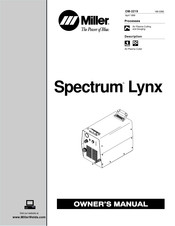 Miller Spectrum Lynx Mode D'emploi