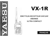 Yaesu VX-1R Mode D'emploi