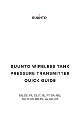 Suunto WIRELESS TANK PRESSURE TRANSMITTER Guide Rapide