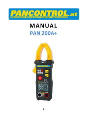 PANCONTROL PAN 200A+ Manuel D'instructions