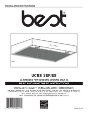 Best UCB3I Serie Guide D'installation