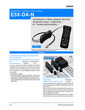 Omron E3X-DA-N Serie Mode D'emploi
