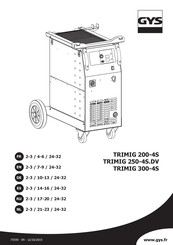 GYS TRIMIG 250-4S.DV Manuel D'utilisation