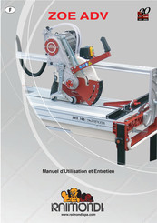 Raimondi ZOE ADV Manuel D'utilisation Et Entretien