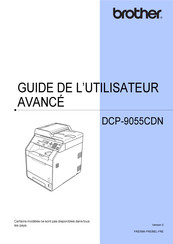 Brother DCP-9055CDN Guide De L'utilisateur