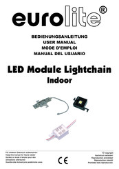 EuroLite LED Module Lightchain Indoor Mode D'emploi